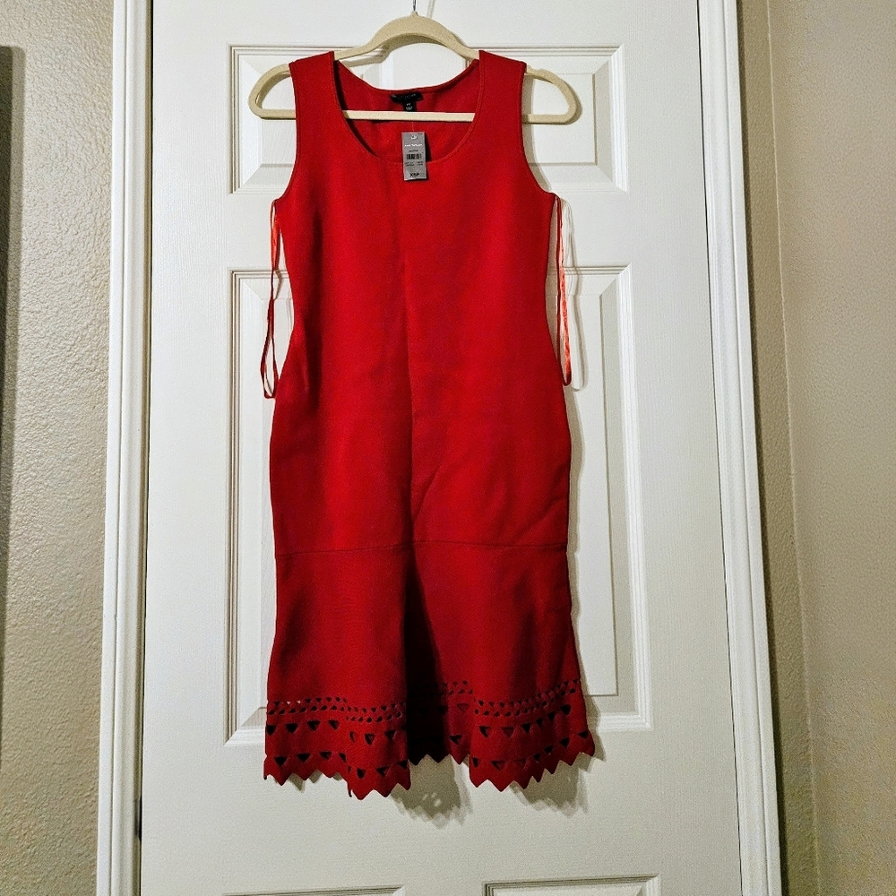 Ann Taylor Vibrant Red Knit Top